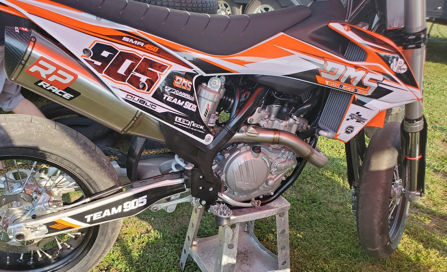 KTM 450 Dirt Bike Exhaust