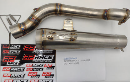 Yamaha YZ450F Straight Back Exhaust