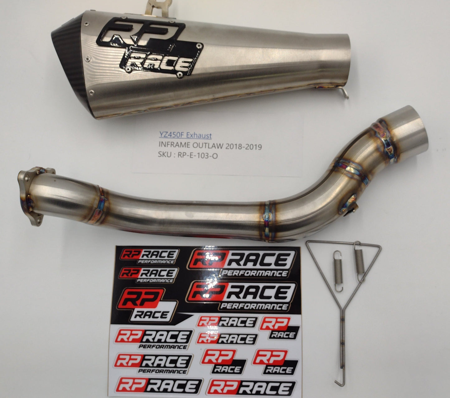 Yamaha YZ450F Straight Back Exhaust