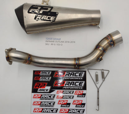 Yamaha YZ450F Straight Back Exhaust
