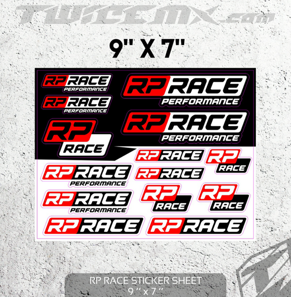 Sticker sheet – RP Race Performance