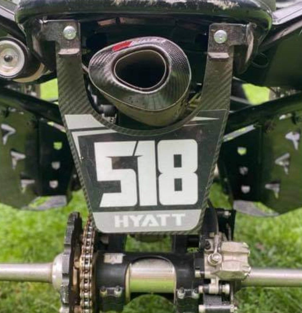 Suzuki LTR450 (CRF hybrid engine) Exhaust