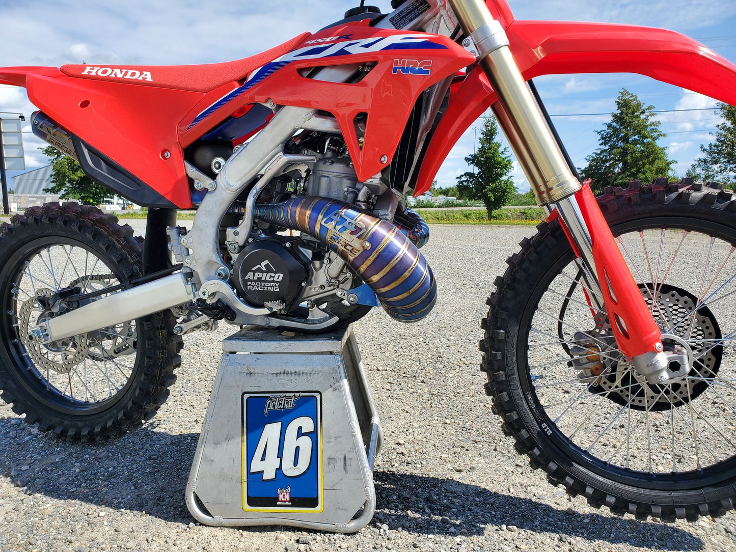 CR500 AF (CRF conversion) Exhaust